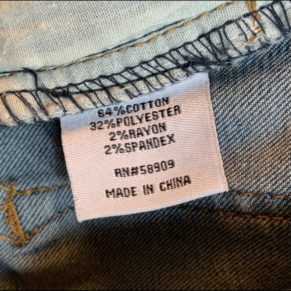 Gianni Bini Womens Jeans Sz 7 Two Toned Blue Denim Frayed Ankle Hem Skinny NWT - Picture 6 of 7